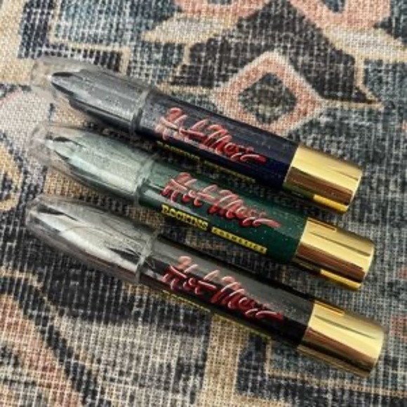 ROCKINS COSMETICS · HOT MESS THREESOME GLITTER GEL PENS FOR EYES - Picture 4 of 6
